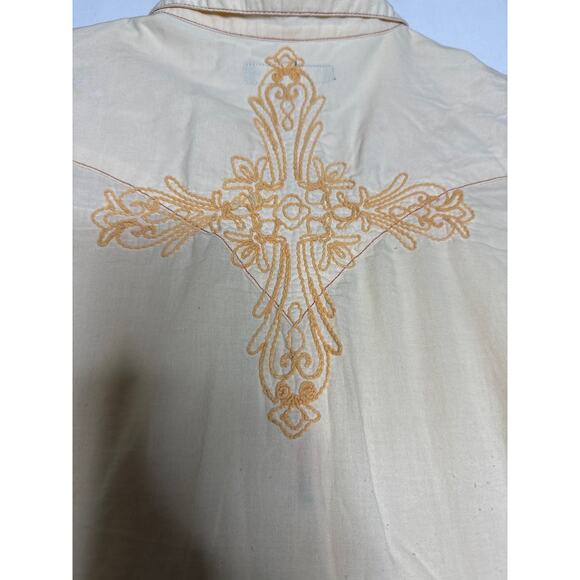 North River western button down with cross size medium - Picture 9 of 12